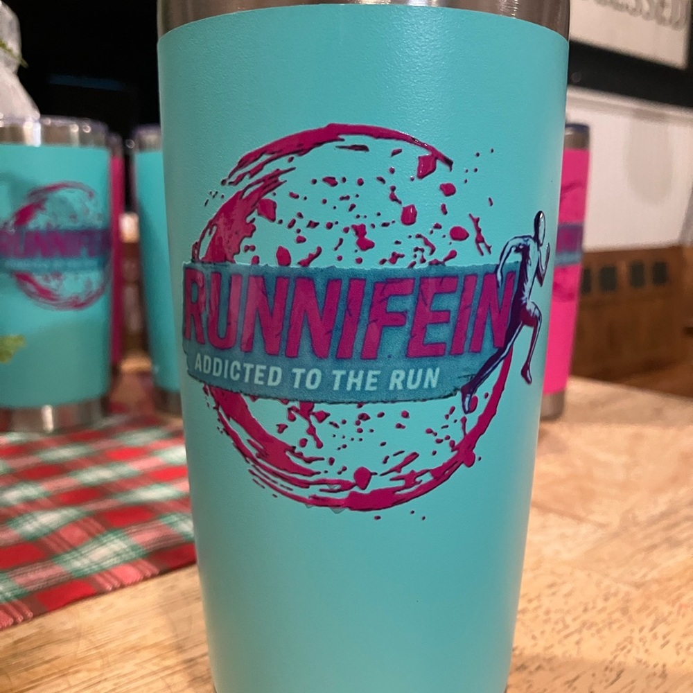 Runnifein Turquoise Tumbler